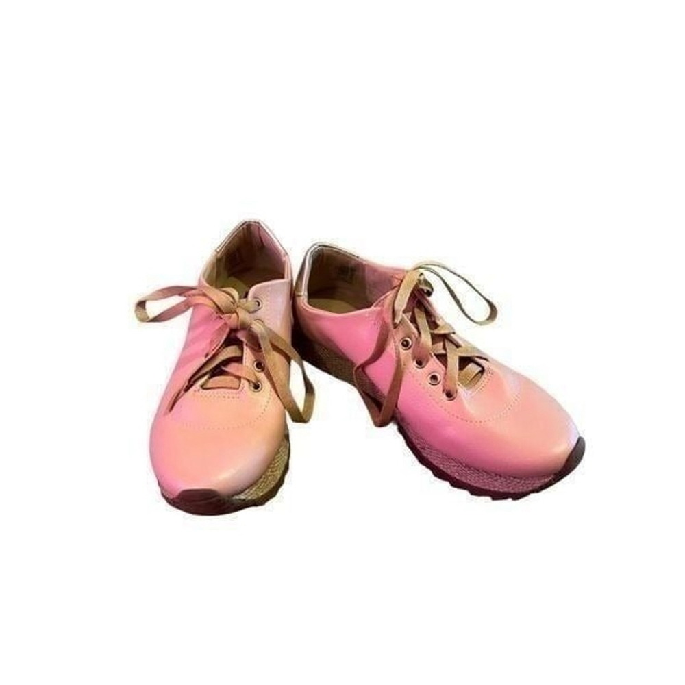 BKS Women’s Lavar Fab Pink Leather Sneakers Size 5